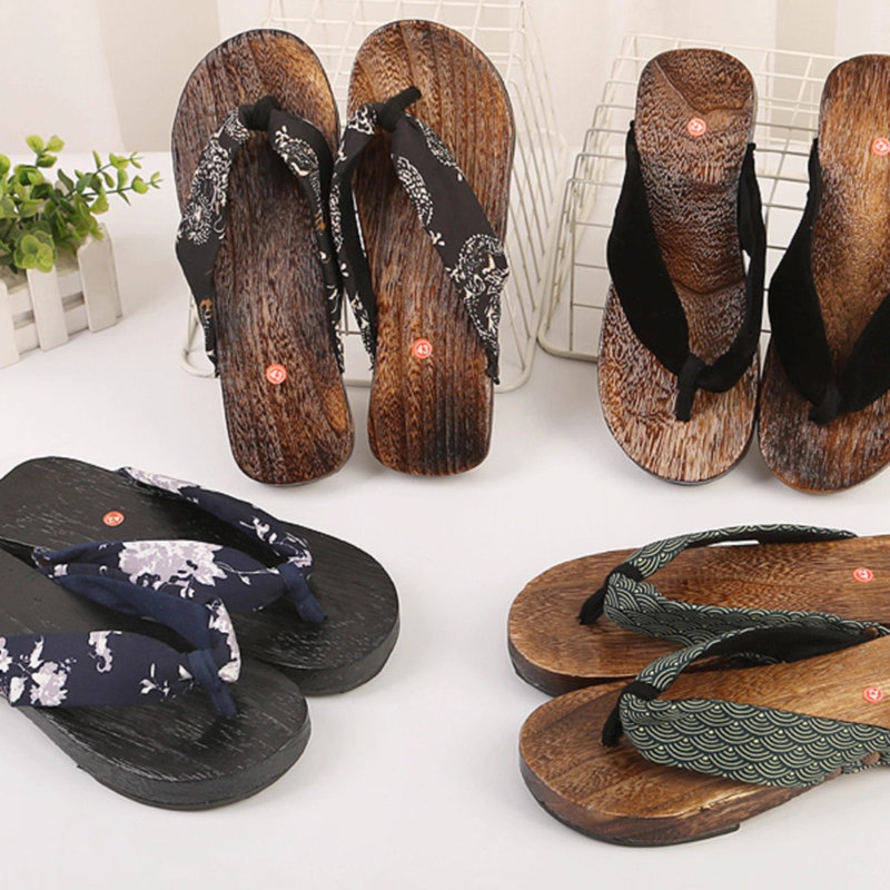 Geta Wooden Sandal - Anime Ninja Zoccoli estivi Pantofole Uomo