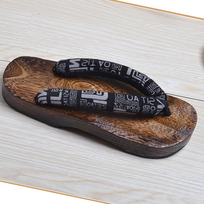 Geta Wooden Sandal - Unisex in legno Paulownia Ninja Cosplay