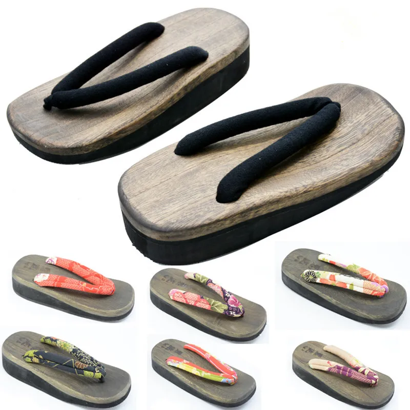 Geta Wooden Sandal - Scarpe da Cosplay da Donna con