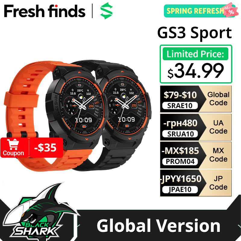 Japanese Life Quotes - Smartwatch sportivo Black Shark GS3 versione