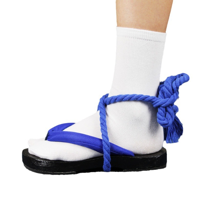 Sandali Geta con cinturini blu - Geta Wooden Sandal recensione e prezzo