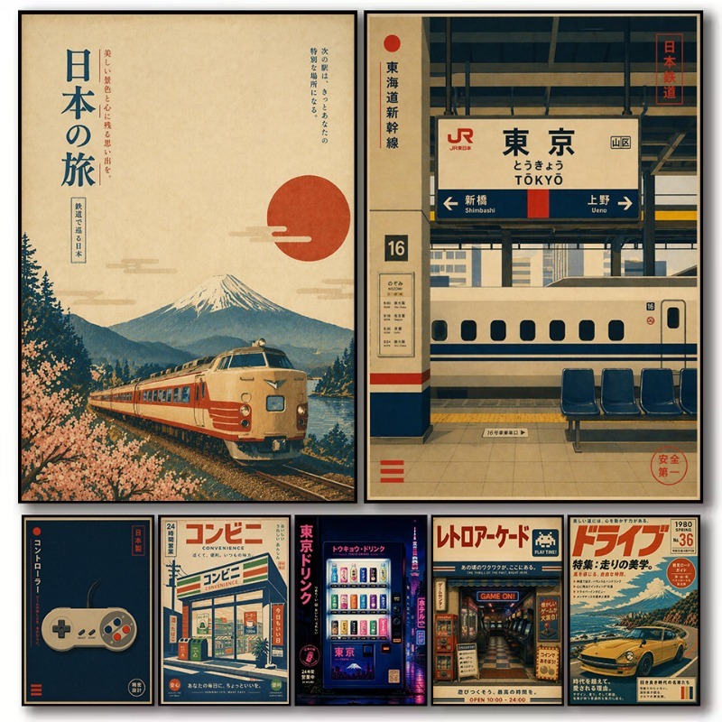 Poster Vintage Giapponese Stil - Japanese Lifestyle And Traditions recensione e prezzo