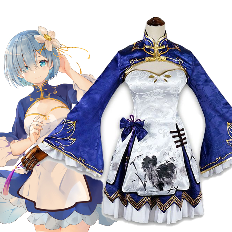 Rem Ram Cosplay Cheongsam Anim - Japanese Girl Lifestyle recensione e prezzo