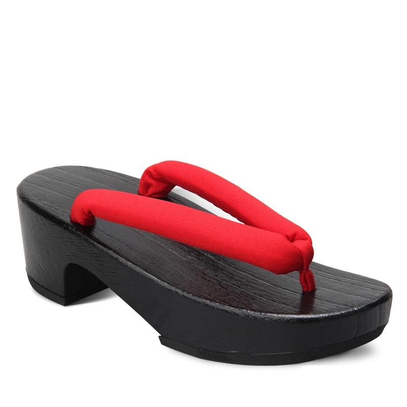 Sandali da donna neri a forma  - Geta Wooden Sandal recensione e prezzo
